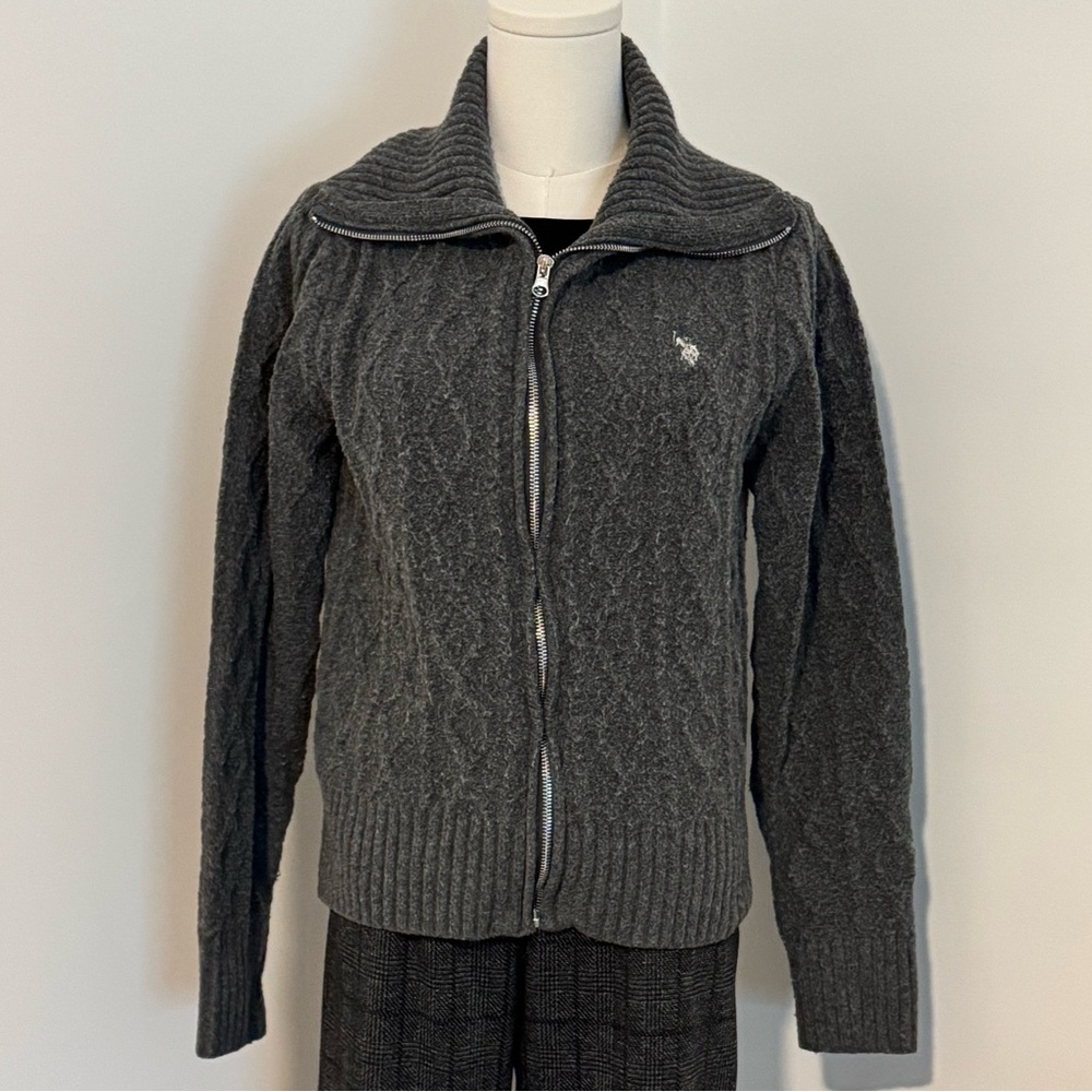 U.S. Polo Assn. Gray Knit Sweater
